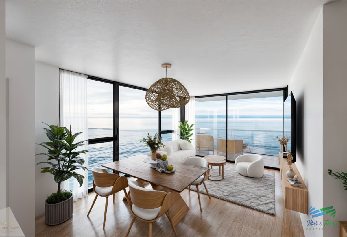 Venta de apartamento 1 dormitorio 2 baños en Playa Brava Península Punta del este
