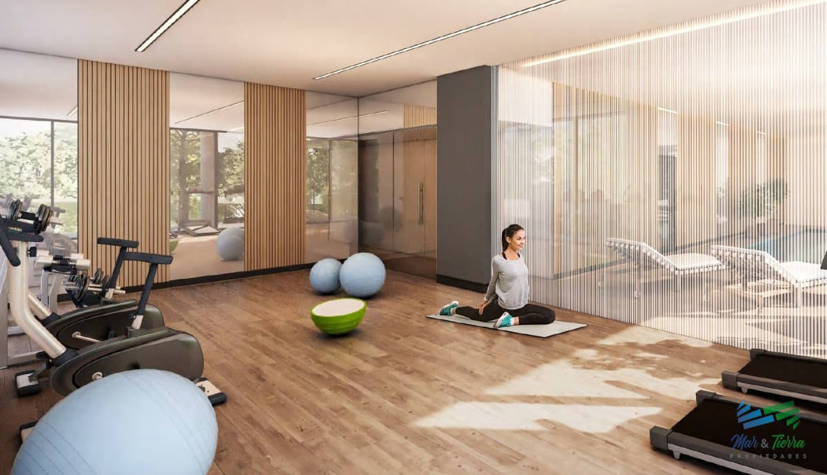 Venta de apartamento en pozo sobre la playa Mansa de 2 dormitorios 2 baños en Punta del este
