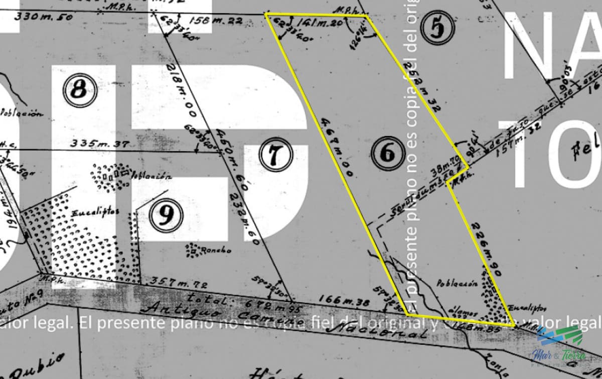 Vendo chacra 6 hectareas en ruta 9, cerca de Pan de Azúcar, Maldonado. A 45´ de Punta del Este. Financia.