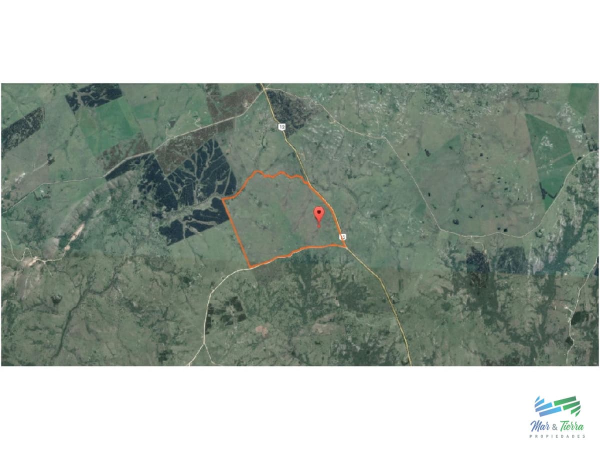 BAJO DE PRECIO...Campo sobre R.12 y a menos de 1 hora de Punta. Suelos 2.12, buenas vistas y gran potencial turístico !