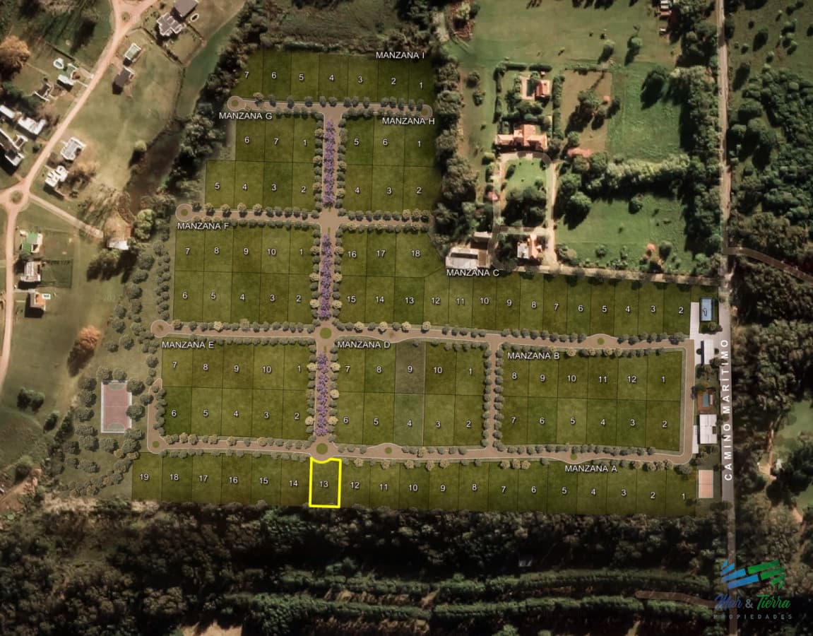 En venta terreno en Barrio Privado, zona Piedras del Chileno, Punta del Este. FINANCIA!!!