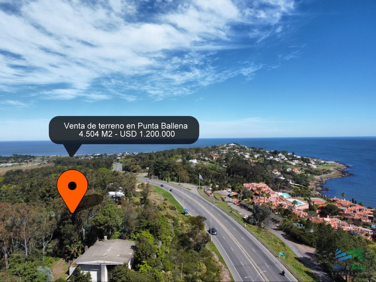 Venta de terreno Panorámico en el Lomo de Punta Ballena - Punta del Este - Maldonado, Uruguay