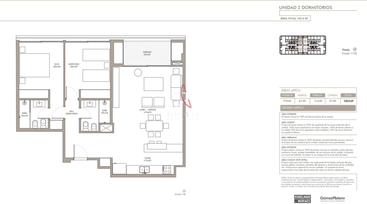 Apartamento, 2 dormimorios, 2 baños, Carrasco, Montevideo, Venta - Bintang Propiedades