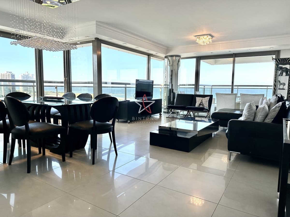 Apartamento, 3 dorm y dep, Punta del Este, Playa Brava, Venta y Alquiler - Bintang Propiedades