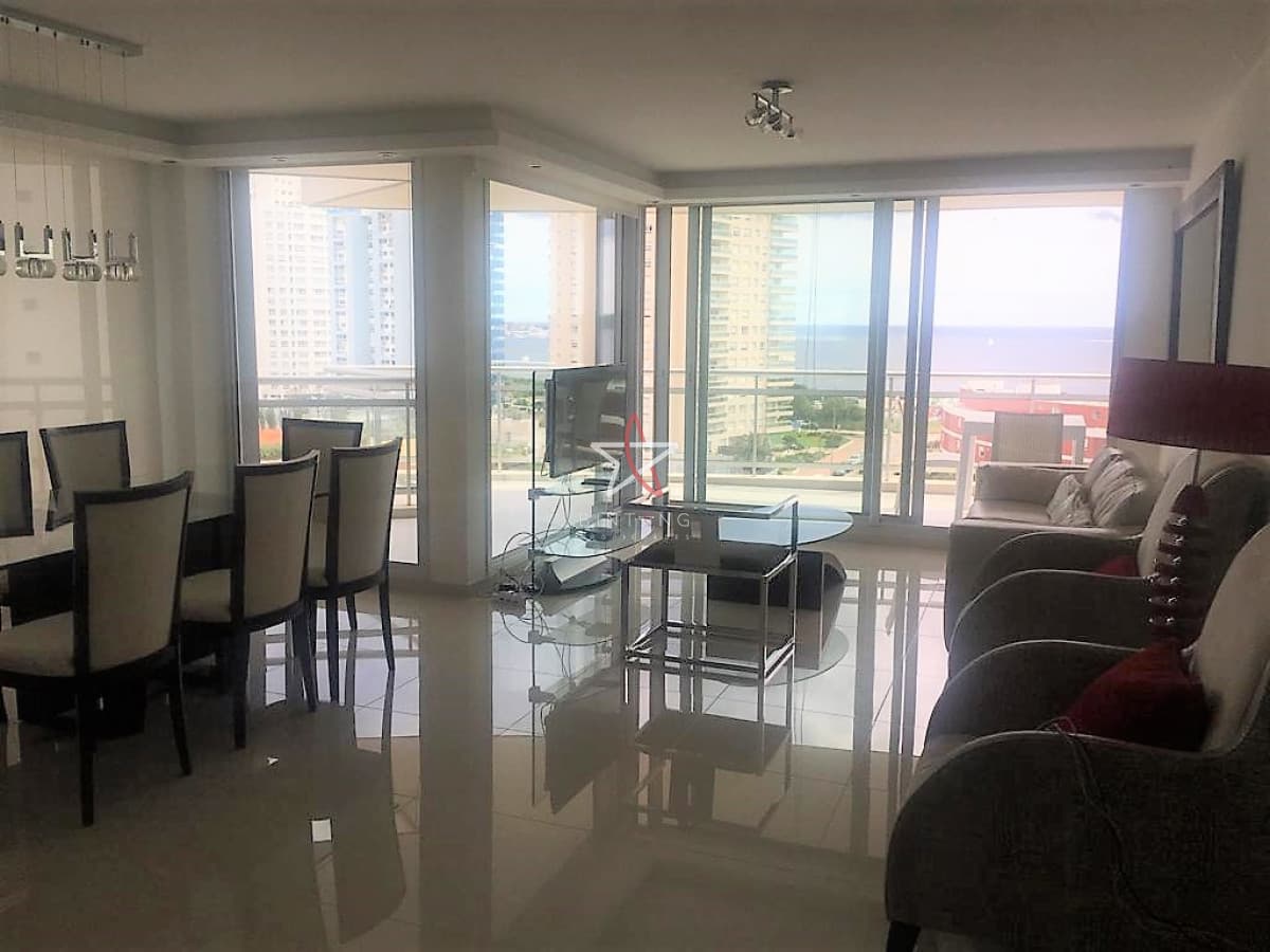 APARTAMENTO, 3 SUITES + DEPENDENCIA, PLAYA MANSA, PUNTA DEL ESTE, ALQUILER - Bintang Propiedades