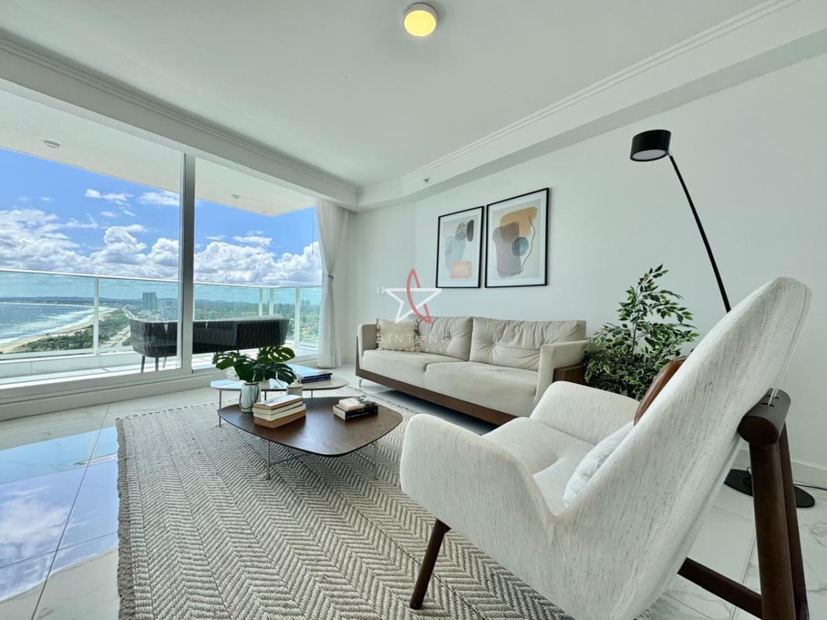Apartamento, 2 Dormitorios, 2 Baños, Playa Mansa, Alquiler, Paramount Tower, Punta del Este - Bintang Propiedades