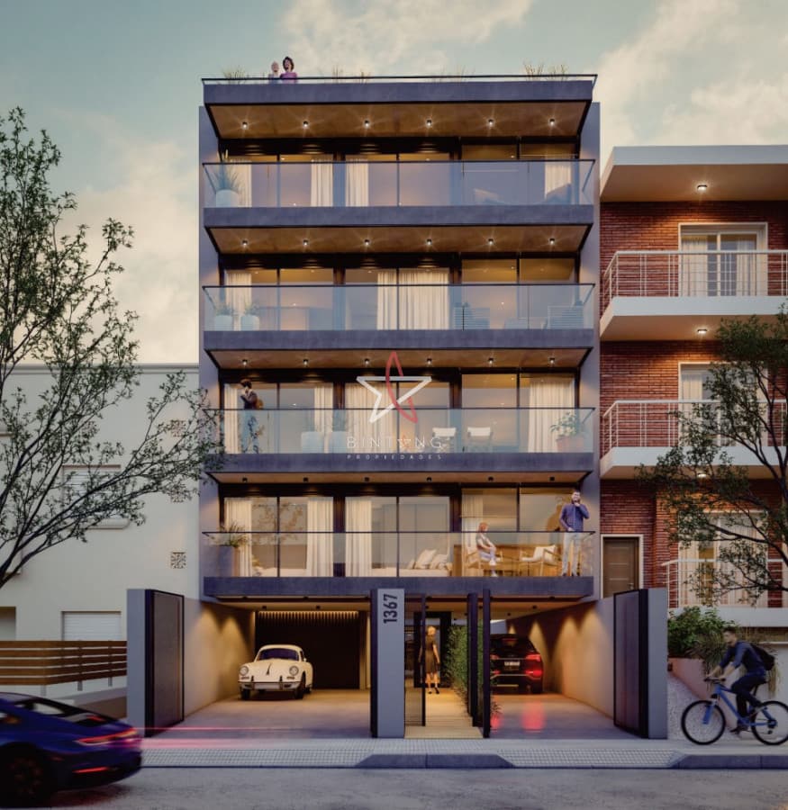 Venta, Apartamento, Buceo, 2 Dormitorios , 1 Baño, Balcón, Parrillero  - Bintang Propiedades