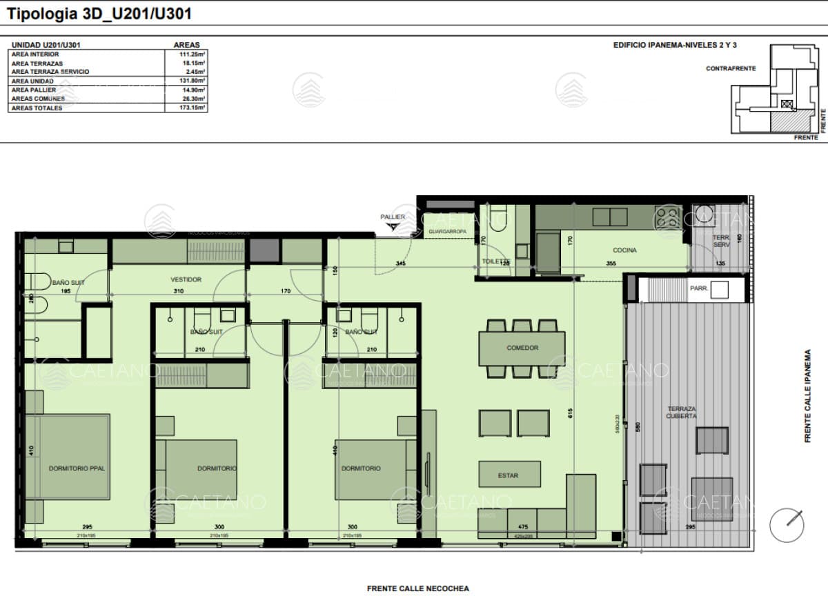 Venta apartamento 3 dormitorios. San Rafael, Punta del Este
