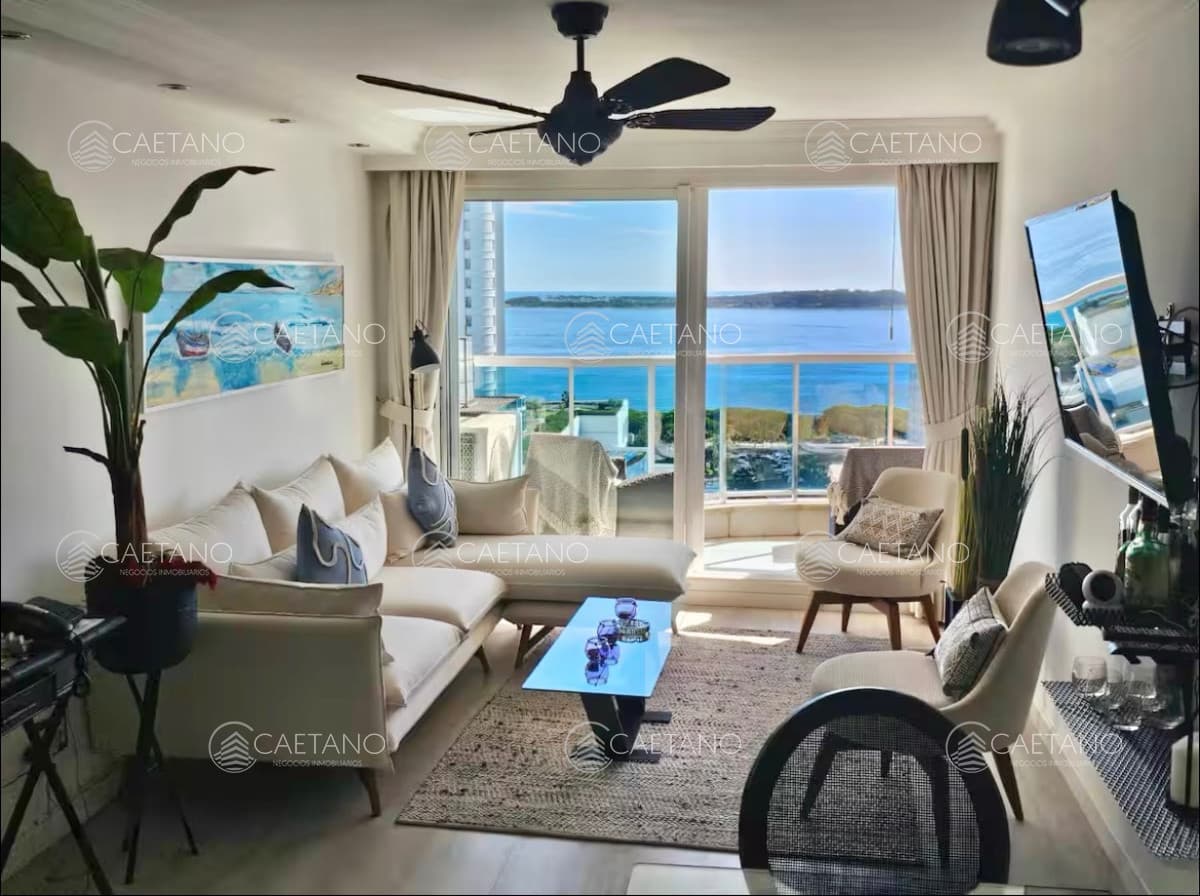 Alquiler temporada espectacular apartamento con vista al mar Punta del Este - 3 dormitorios