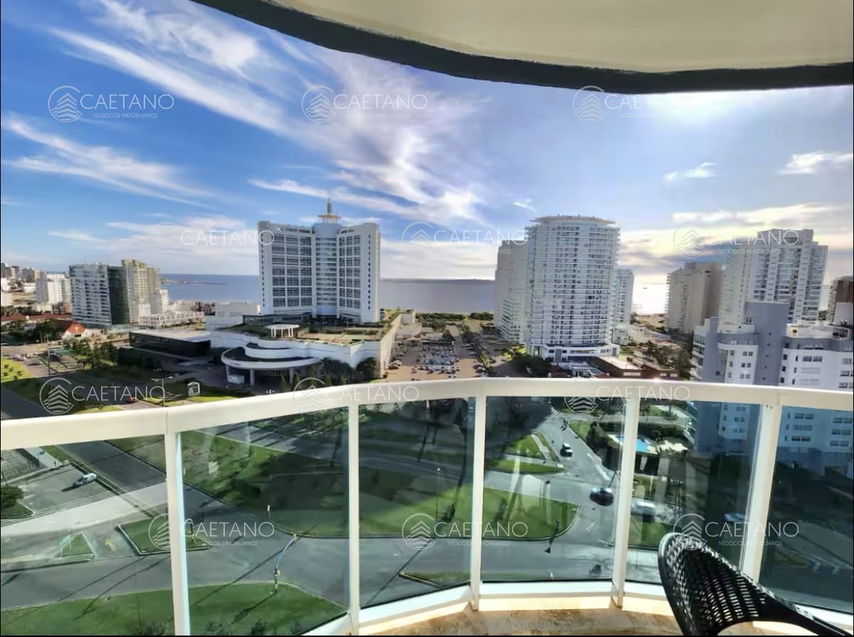 Alquiler temporada espectacular apartamento con vista al mar Punta del Este - 3 dormitorios