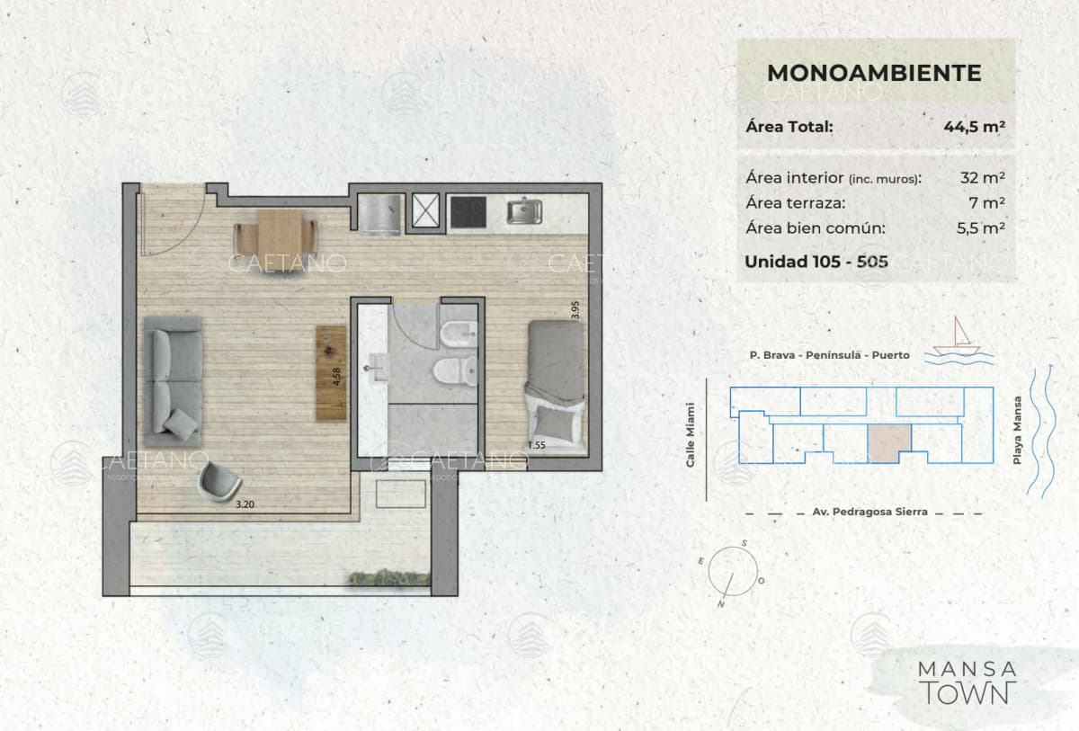 Venta pent house playa mansa, Punta del Este.