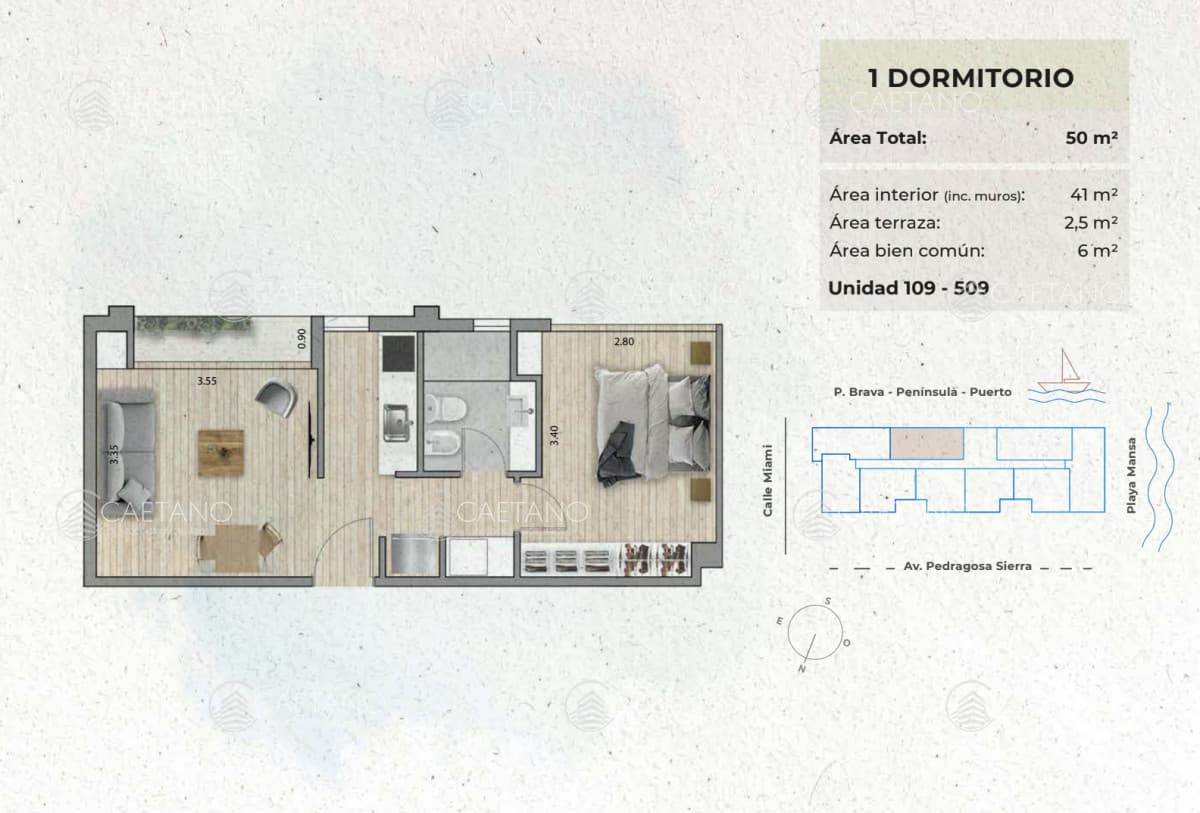 Venta apartamento playa mansa, Punta del Este