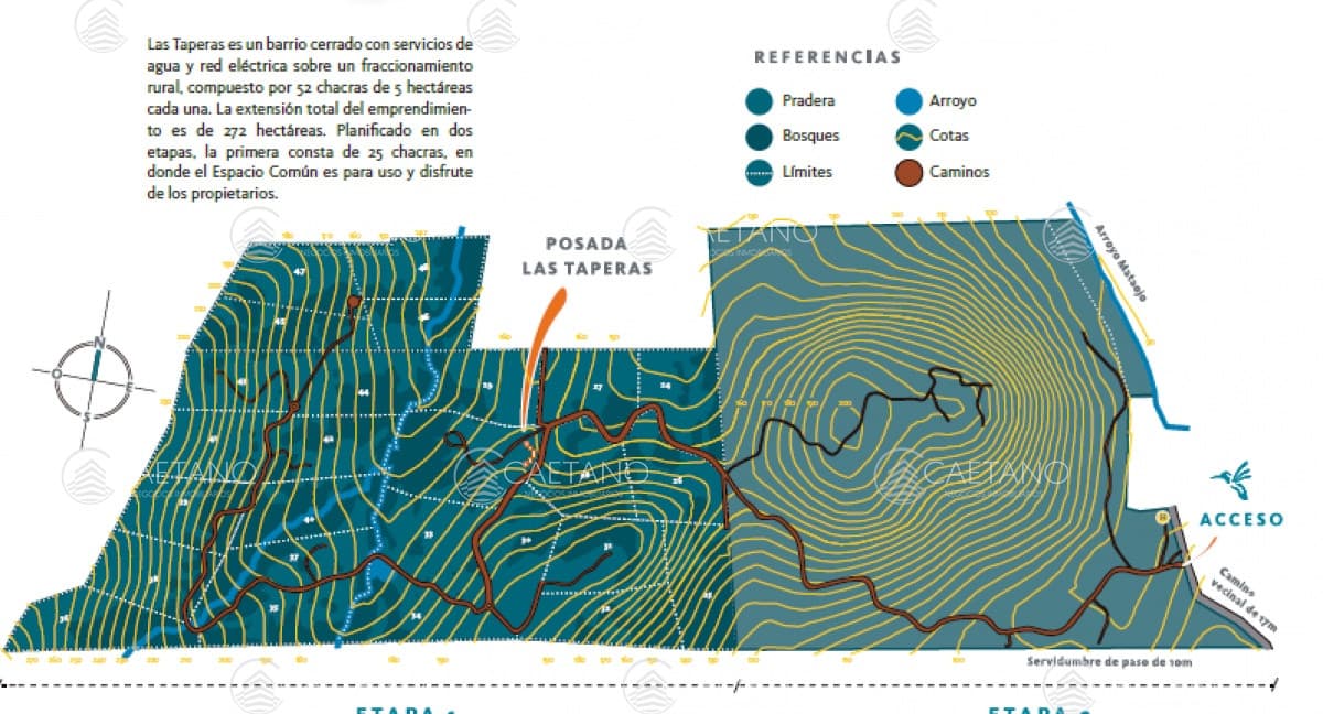 Venta chacra 5 hectareas. Pueblo Edén, Ruta 12 Maldonado.