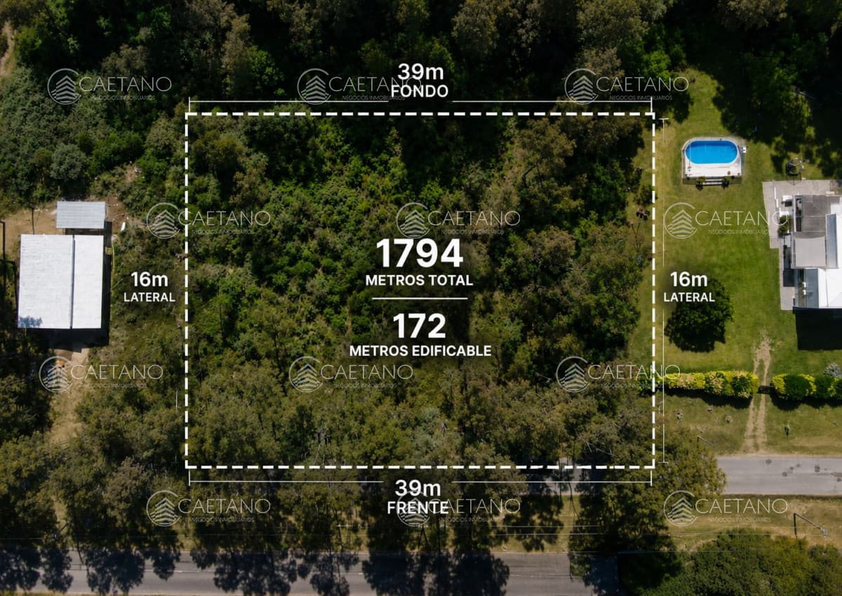VENTA TERRENO EN BELLA VISTA DE 1794 MTS