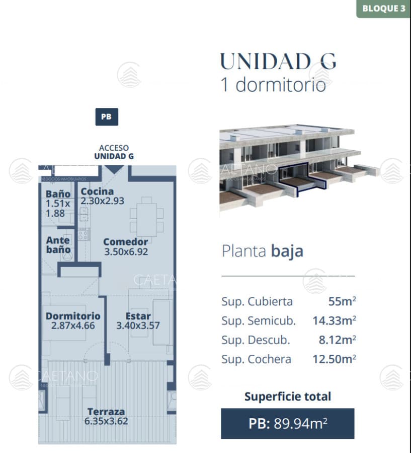 Venta apartamento 1 dormitorios - Punta Ballena