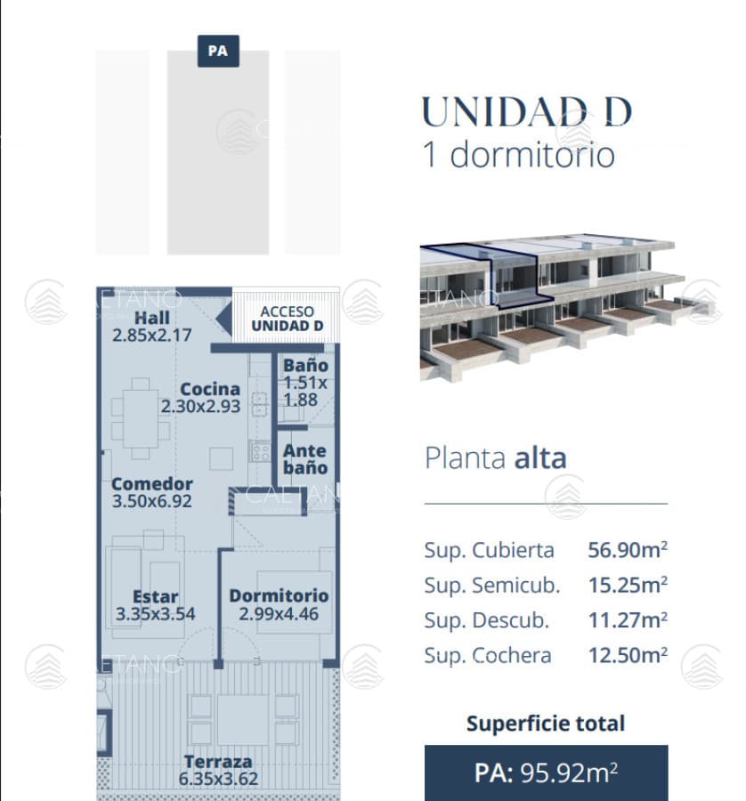 Venta apartamento1 dormitorios - Punta Ballena