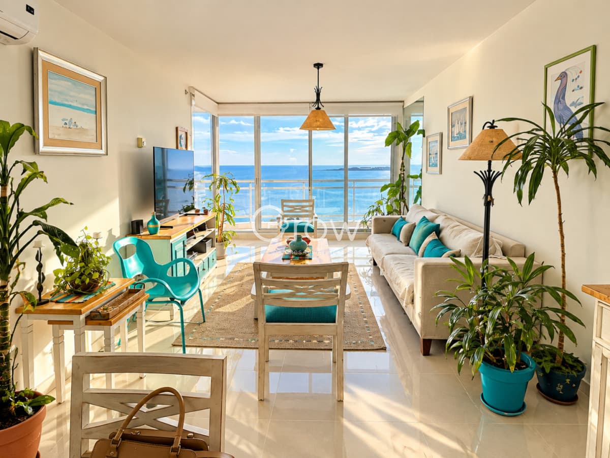 Apartamento en alquiler temporario Playa Mansa 2 dormitorios SUNRISE TOWER  -