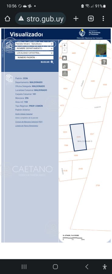 Venta terreno en Las Grutas Punta Ballena
