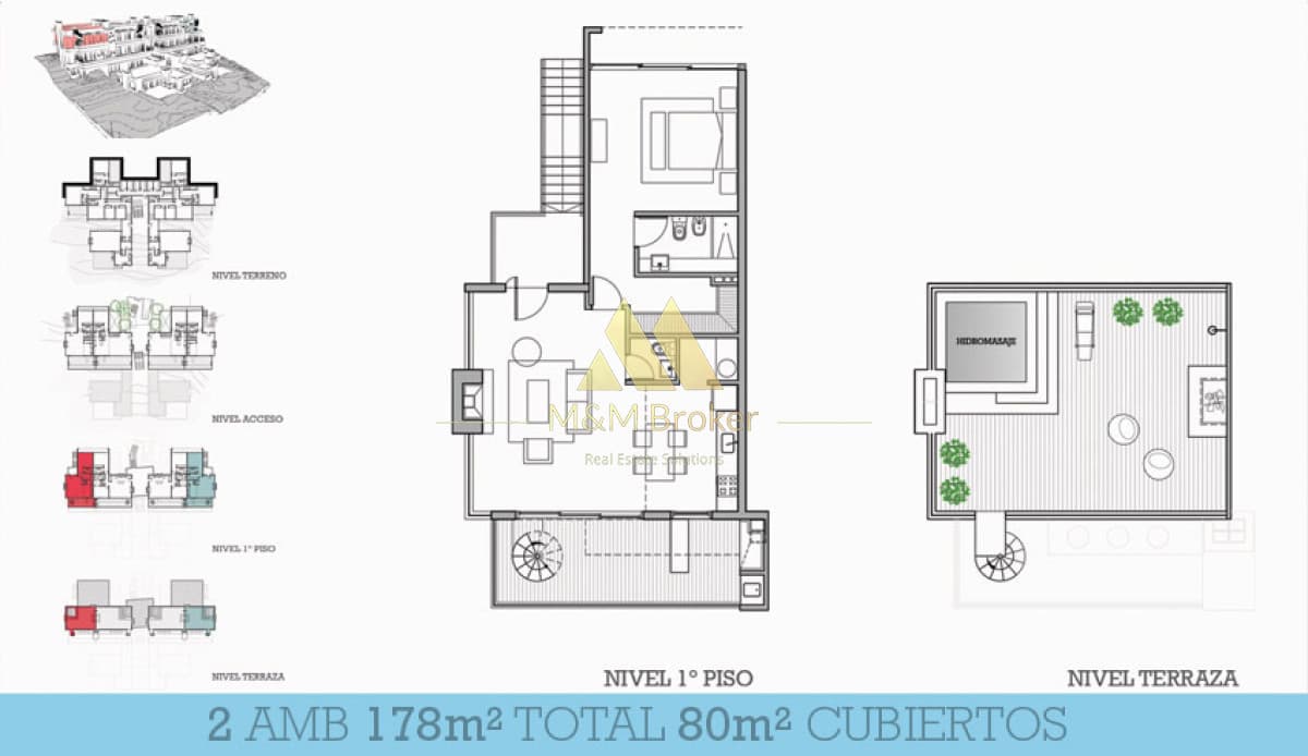 Apartamento ID.197 - Apartamento 1 dormitorio Edificio Q Punta Ballena