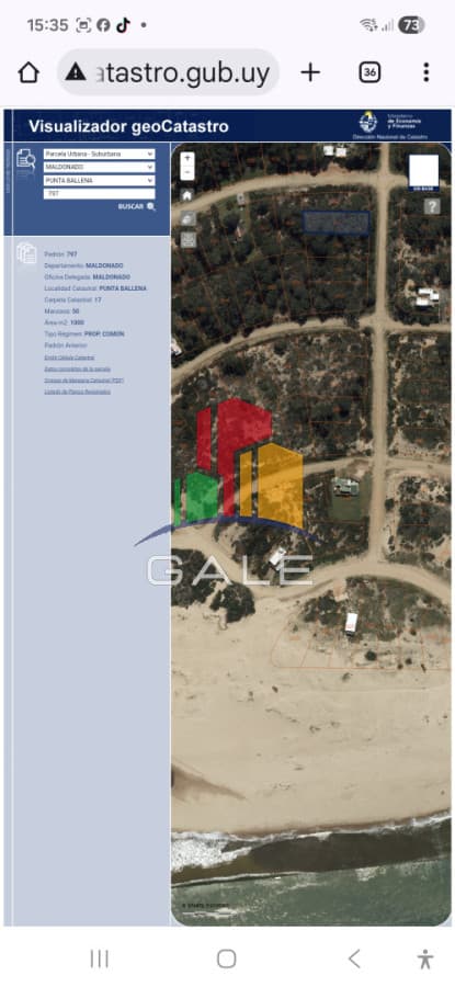 Gale Propiedades & Escribanía Terreno ID.5069 - Terreno en Punta Ballena, Chihuahua