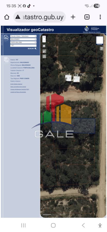 Gale Propiedades & Escribanía Terreno ID.5069 - Terreno en Punta Ballena, Chihuahua