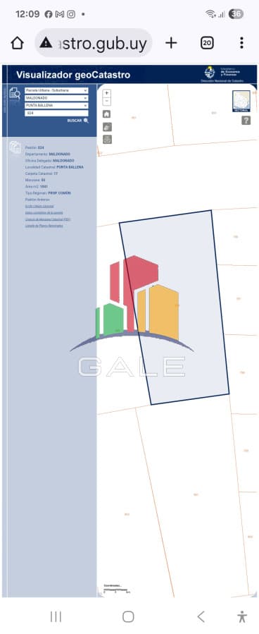 Gale Propiedades & Escribanía Terreno ID.5075 - Terreno en Punta Ballena, Chihuahua