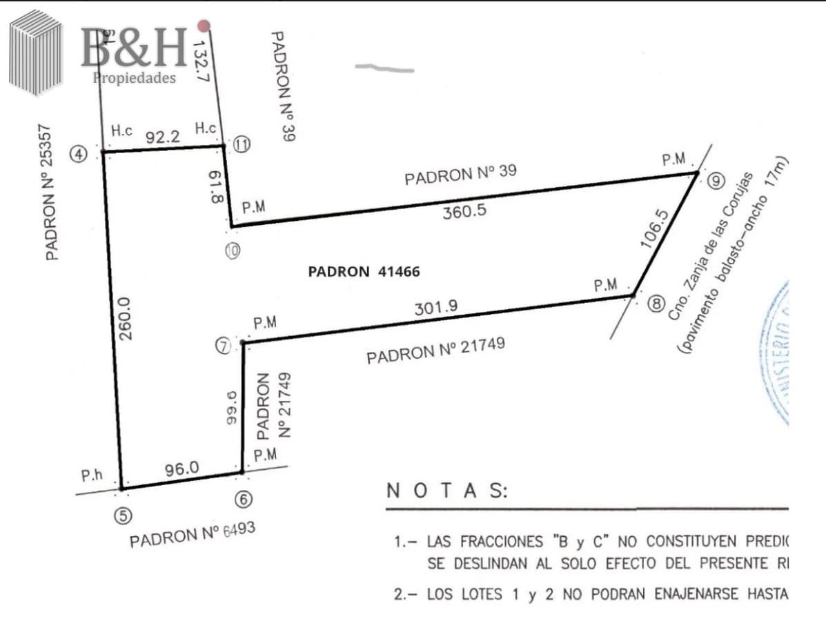 Venta chacra en zona La Pataia Punta Ballena