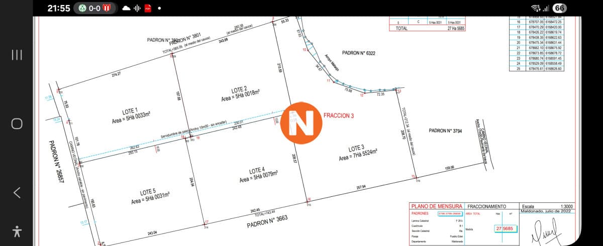 Venta Chacra en Pueblo Edén, Maldonado