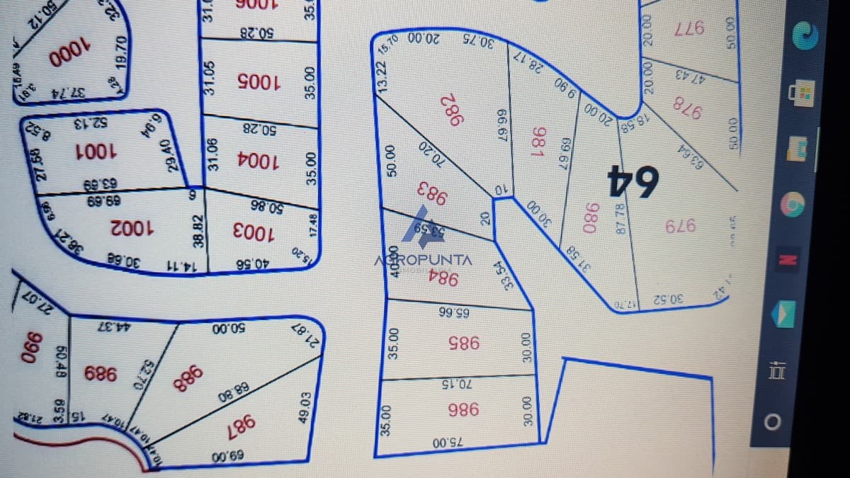Terreno en Venta en Portezuelo 2.200m2