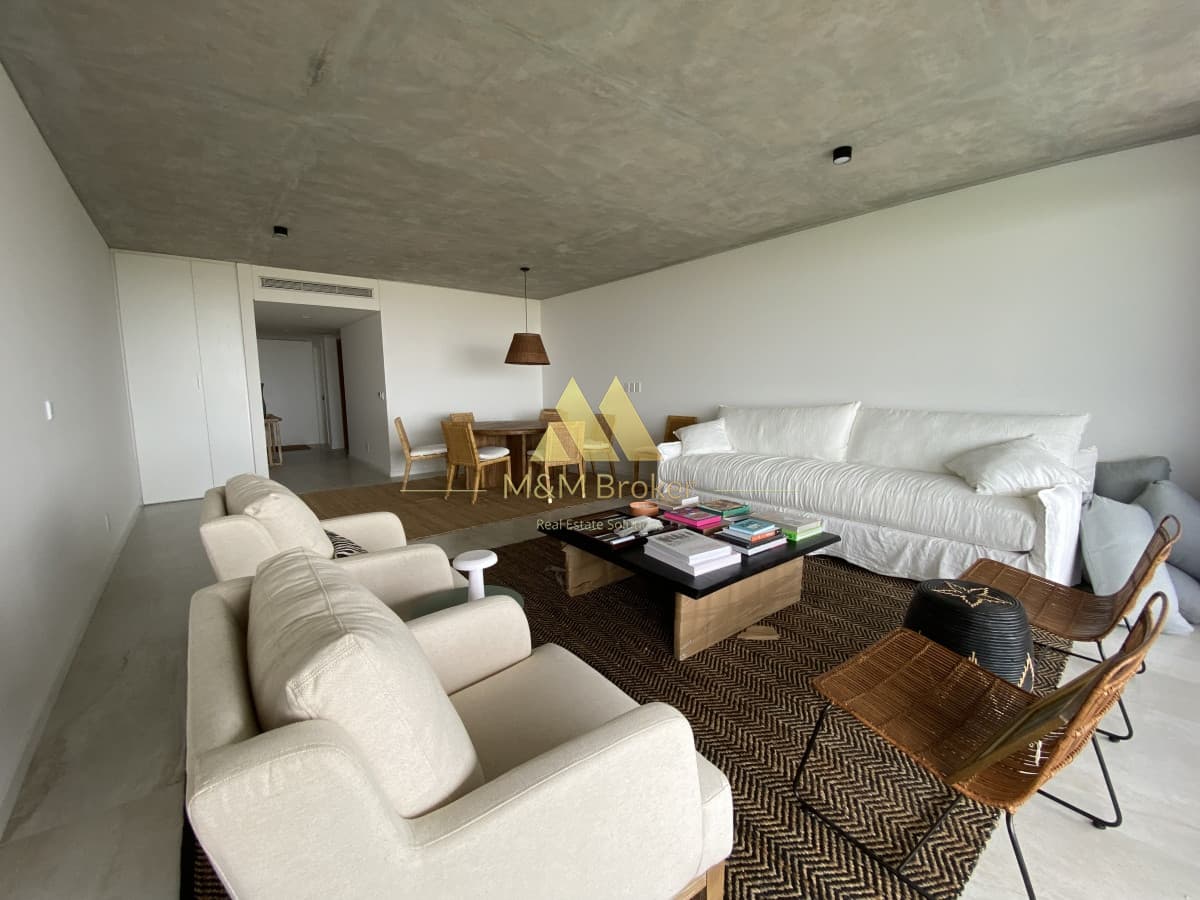 Apartamento ID.318 - Exclusivo departamento frente al mar 3 dorm, Manantiales