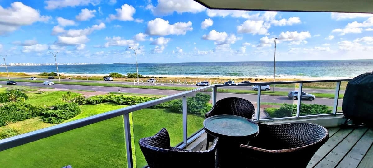 Apartamento en venta frente al mar en Punta del Este.