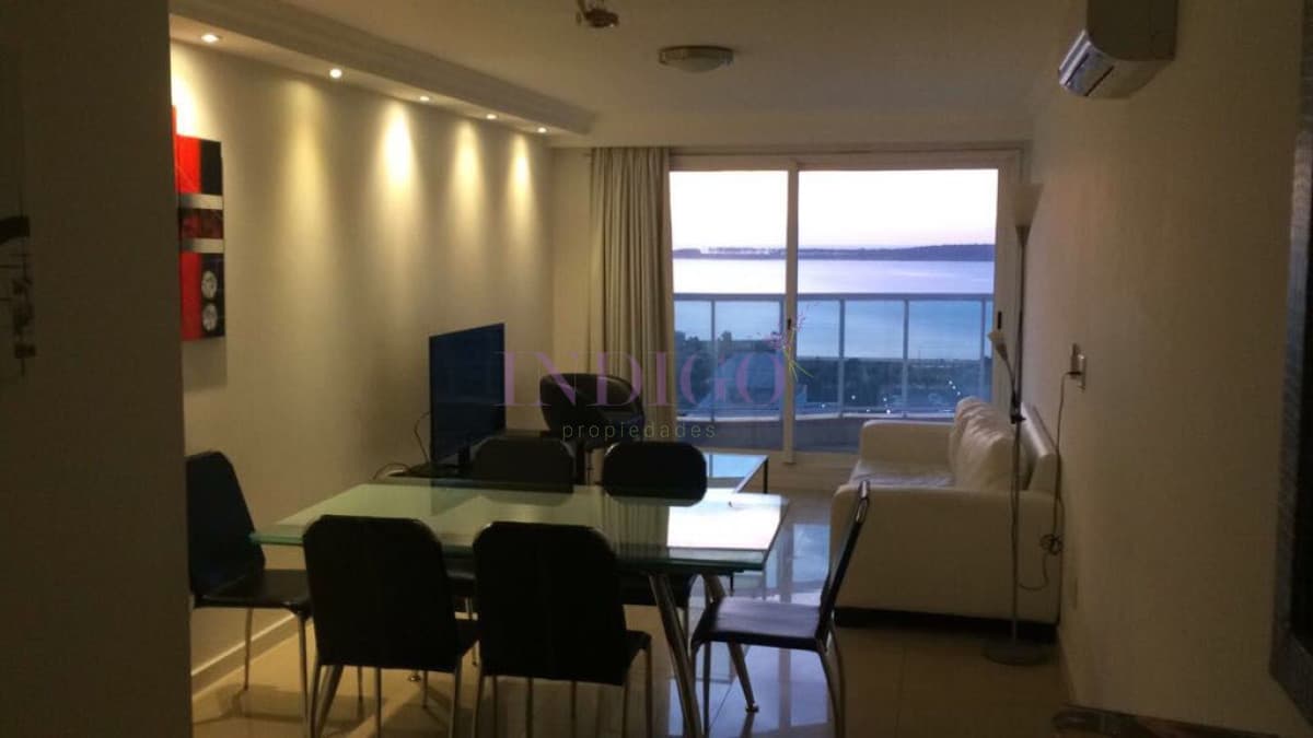 Apartamento alquiler en la Mansa, 2 dormitorios mas dependencia con vista al mar. - Indigo Propiedades