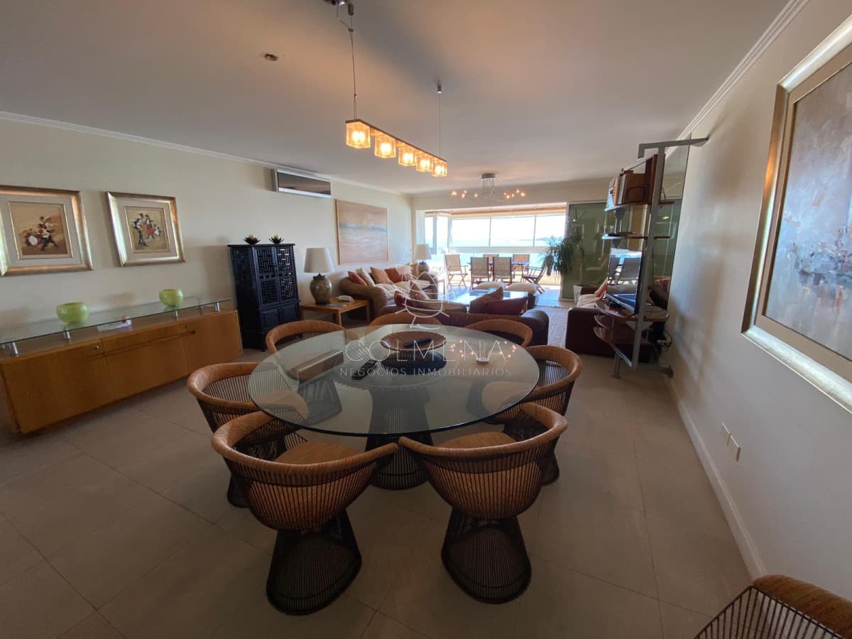 Apartamento con excelente vista plena a playa mansa