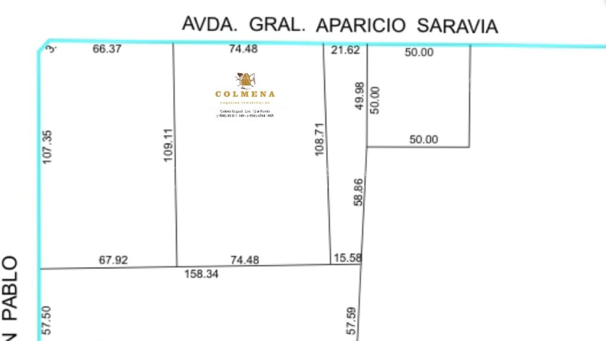 Terreno en Av. Saravia y San Pablo, 8.150 m2