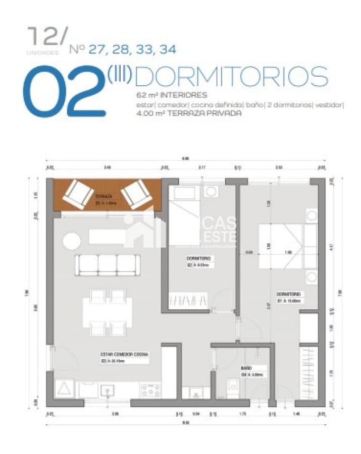 Oportunidad apartamento en Pozo 2 dormitorios en Maldonado