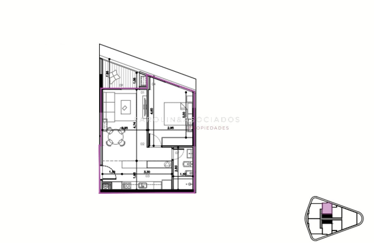 Apartamentos de 1, 2 y 3 dormitorios en proyecto en construccion, Roosevelt, Punta del Este