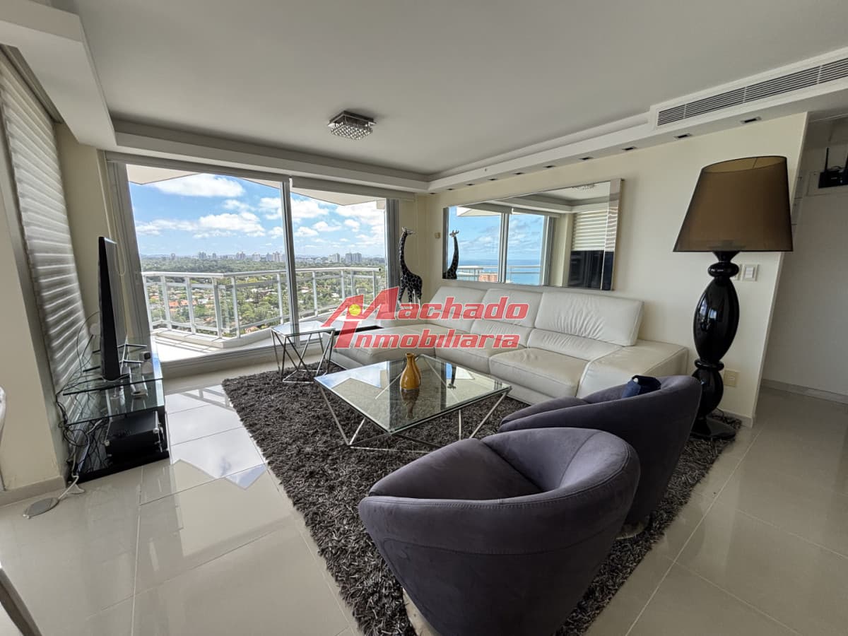 EXCELENTE APARTAMENTO A LA VENTA CON TODA LA VISTA AL MAR PLAYA MANSA 3 DORMITORIOS