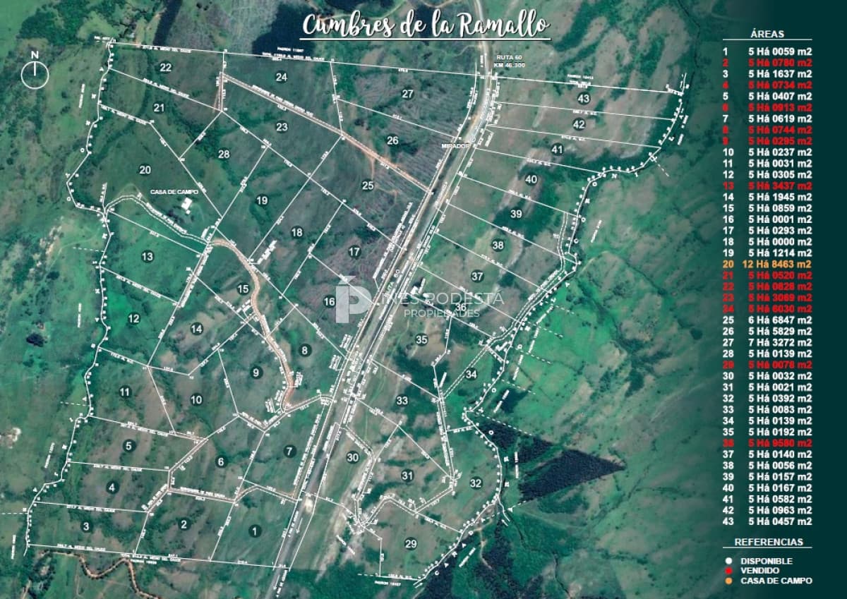 Chacra ID.38034 - Chacra, 5 hectáreas en Cumbre de Ramallo