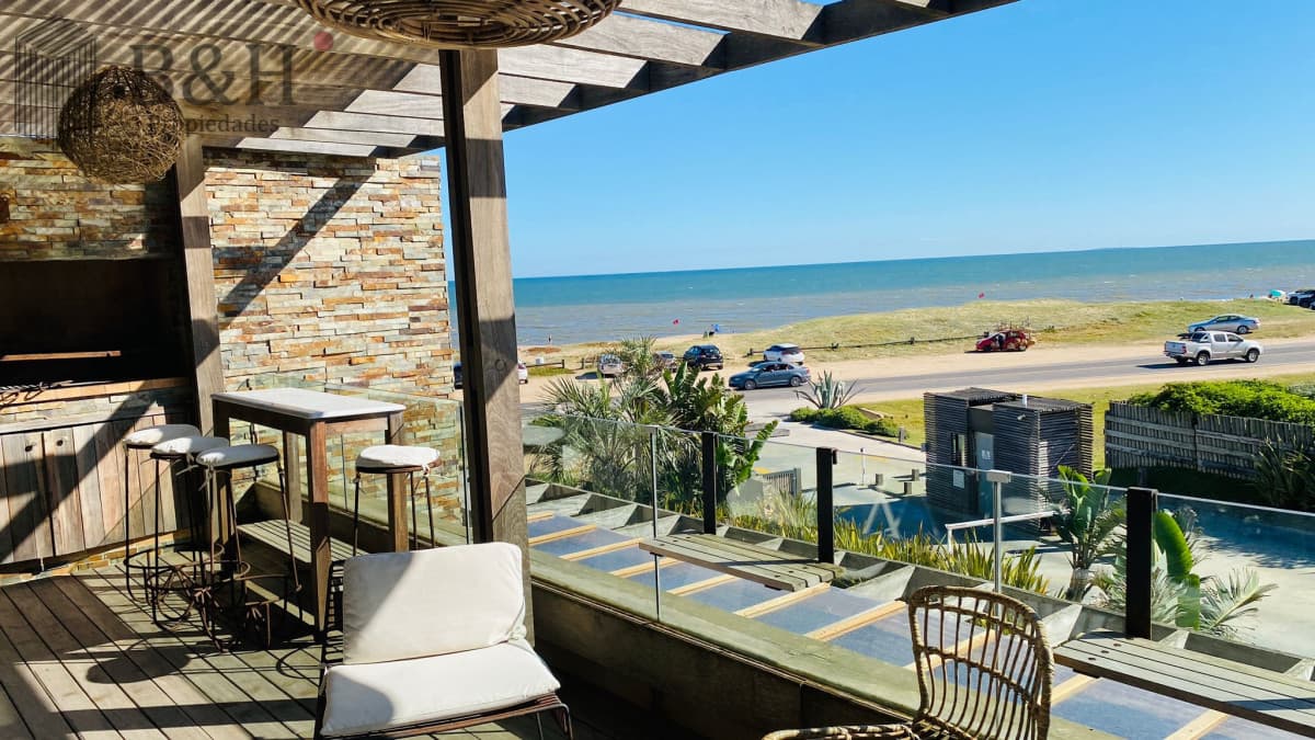 Alquiler departamento 2 dormitorios en Manantiales frente al mar disponible 16 enero al 2 de febrero
