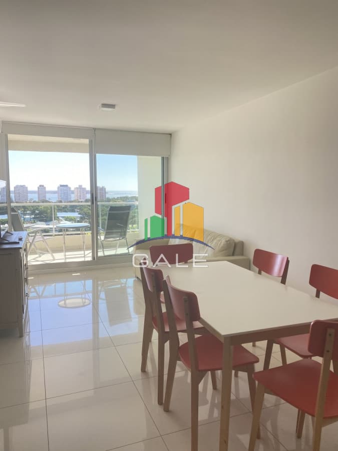 Alquiler anual apto con linda vista   -