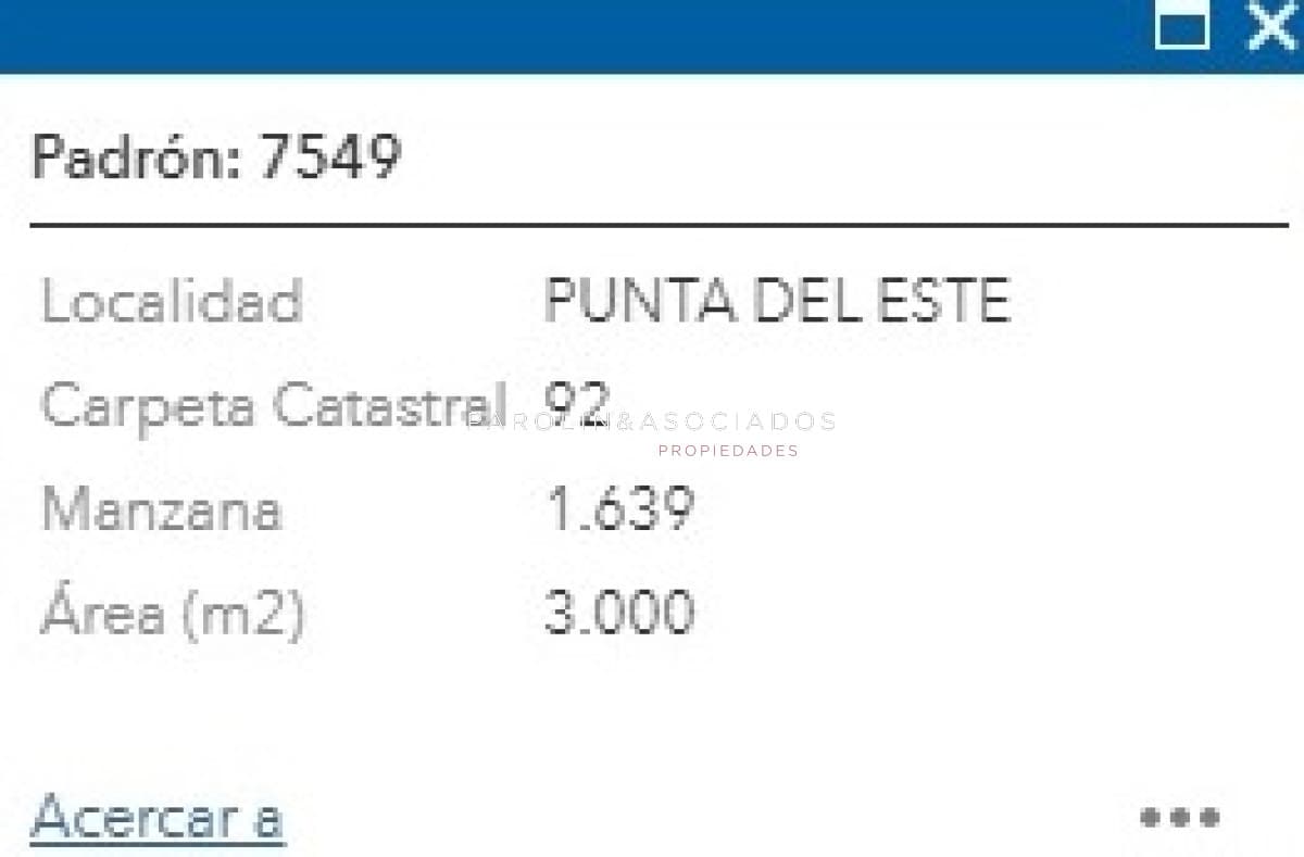 Terreno en Punta del Este, Golf