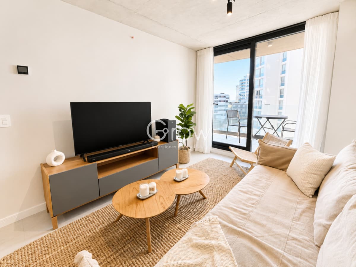 Apartamento de 1 dormitorio a estrenar a pasos de playa brava