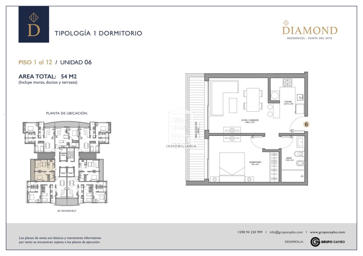 A estrenar 2026. 1 dorm con garaje.