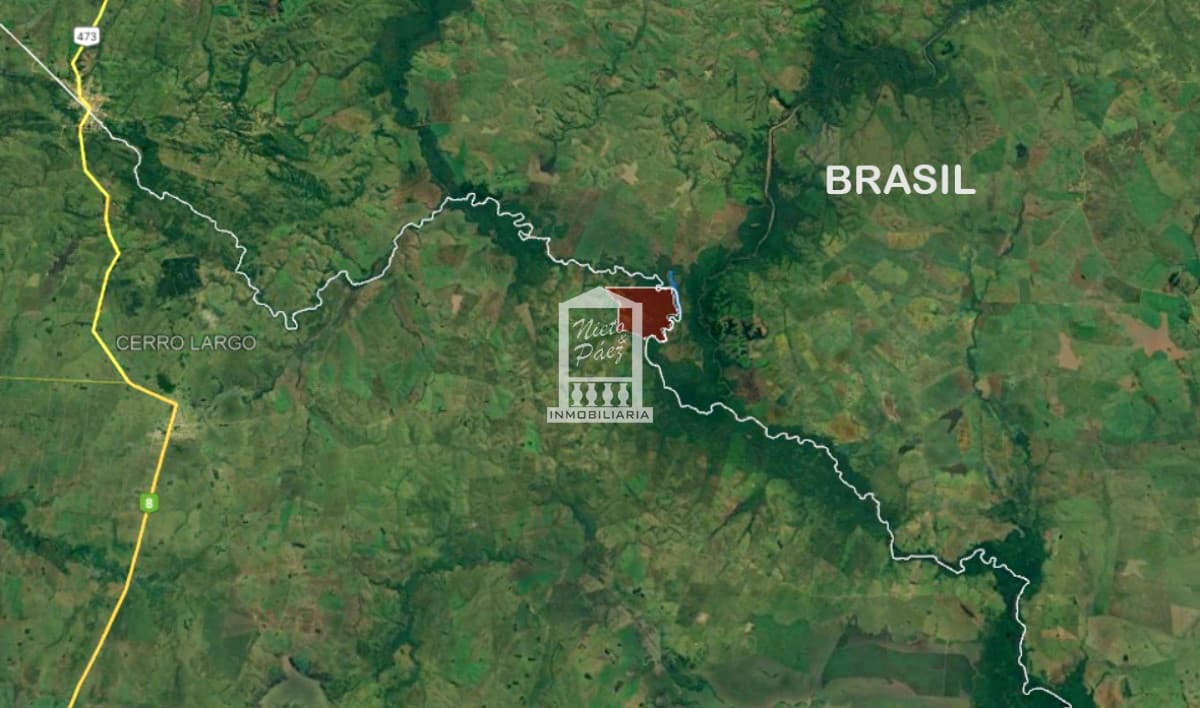 Cerro Largo, 246 has con monte nativo, en la frontera con Brasil