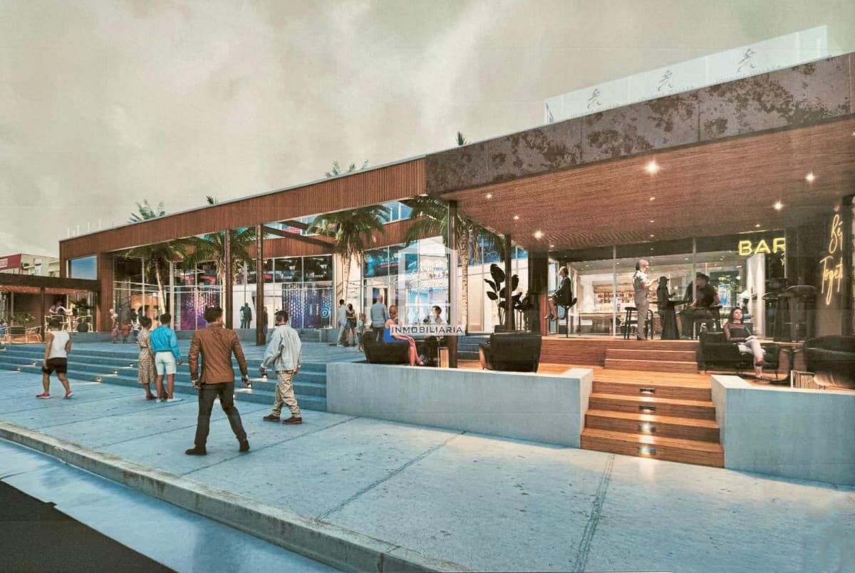 Mini shopping de la barra, 1.535 m2 construidos.