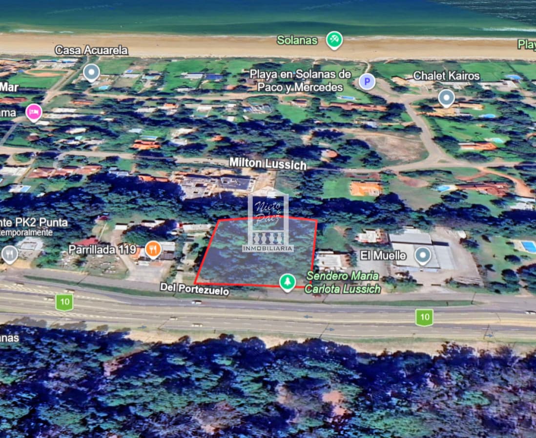 3.721 m2, en Solanas, sobre la ruta interbalnearia