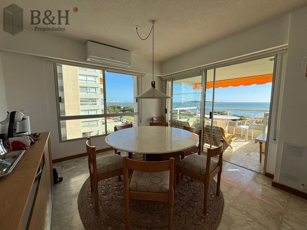 Apartamento en alquiler temporal, de 3 dormitorios, en playa mansa.