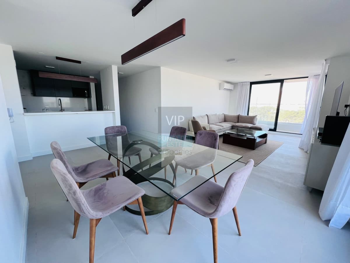 Alquiler temporal apartamento de 3 dormitorios Punta del Este