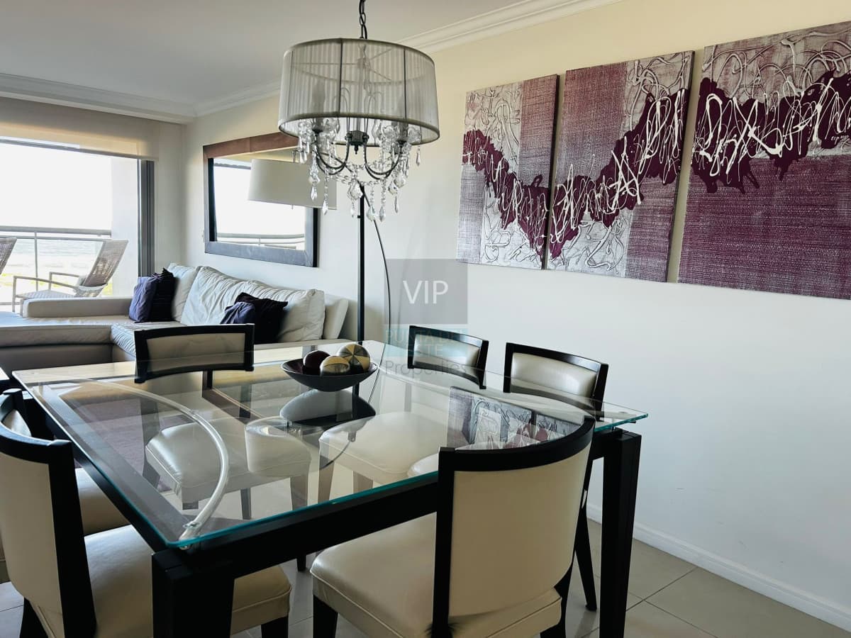 Alquiler apartamento de 3 dormitorios con vista al mar playa brava - Punta del Este