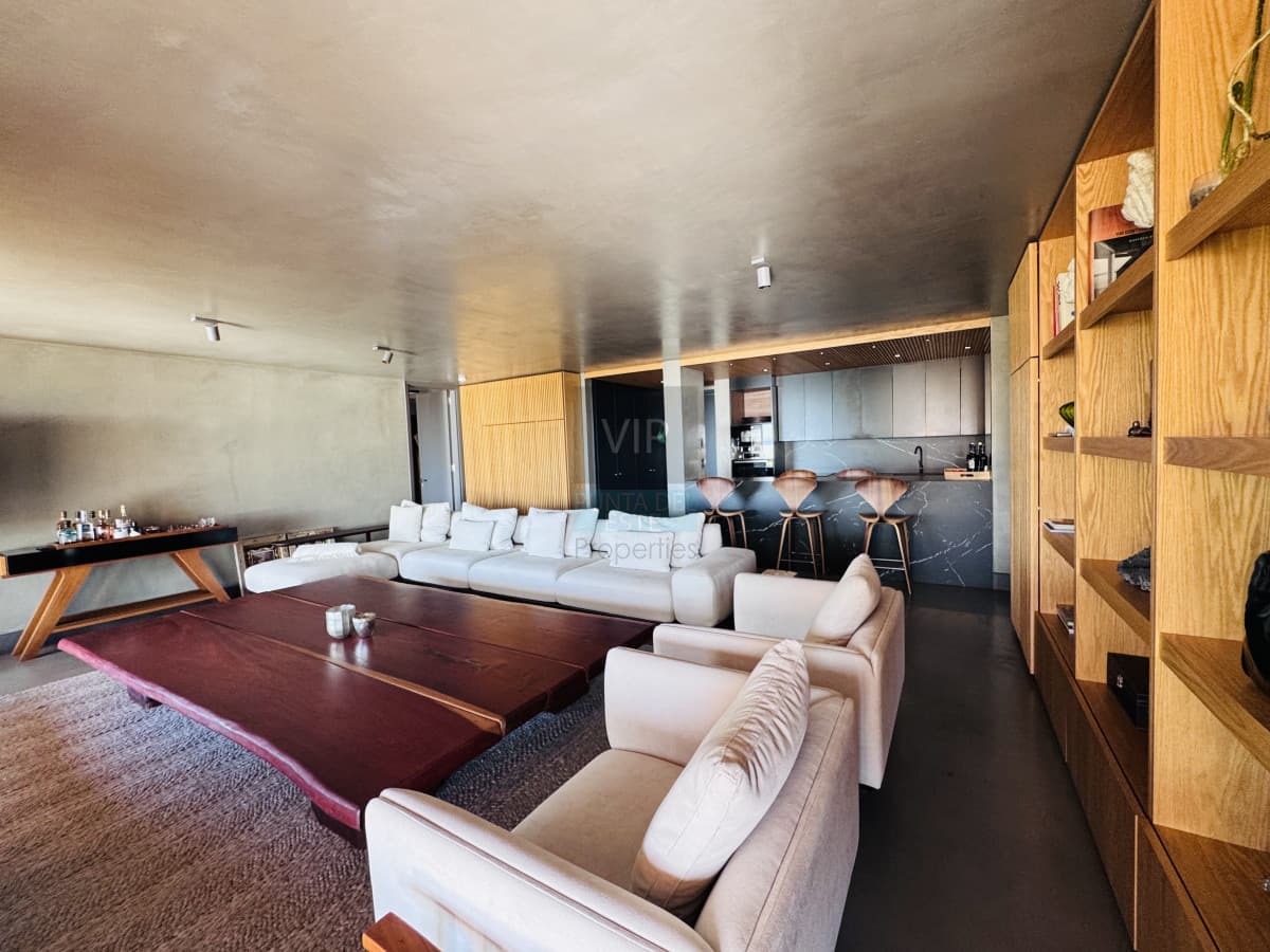 Apartamento 2 dormitorios con vista y parrillero en Punta Ballena